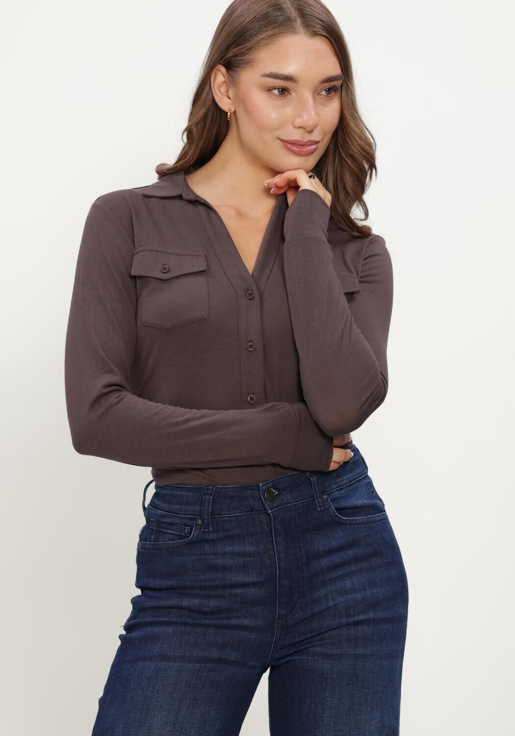 Bruine MOSCOW Blouses 55-04-TWILIGHTS - large