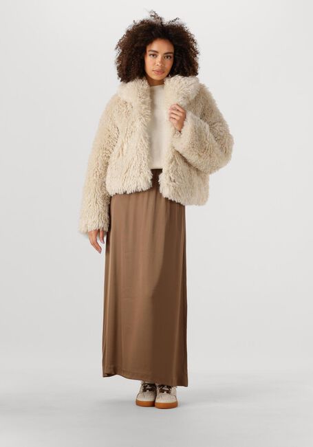 Beige SECOND FEMALE Teddy jas OPHIE JACKET - large