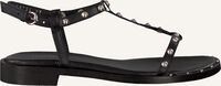 Zwarte BRONX Platte sandalen 84754 - medium