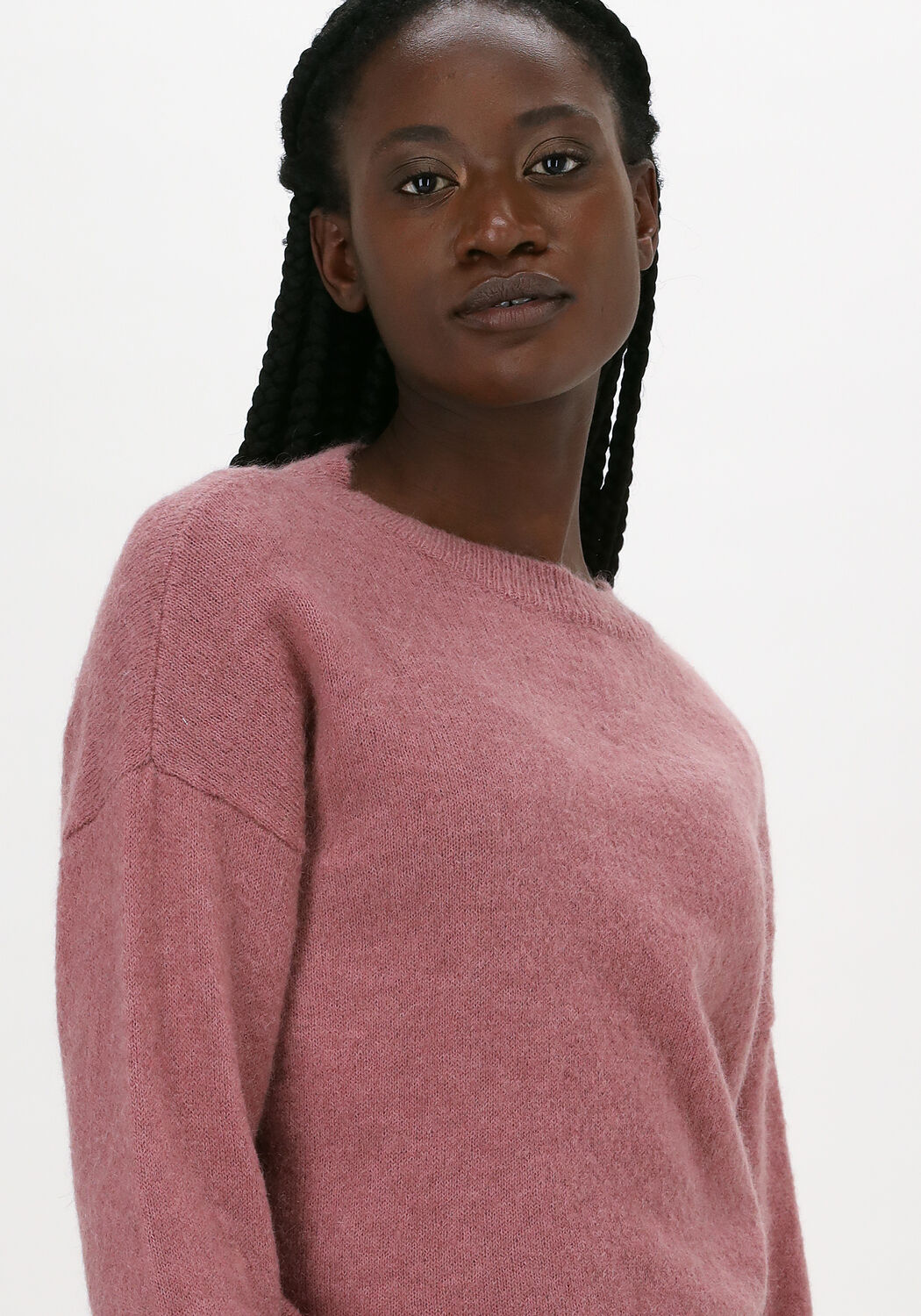 roze msch copenhagen trui femme mohair pullover