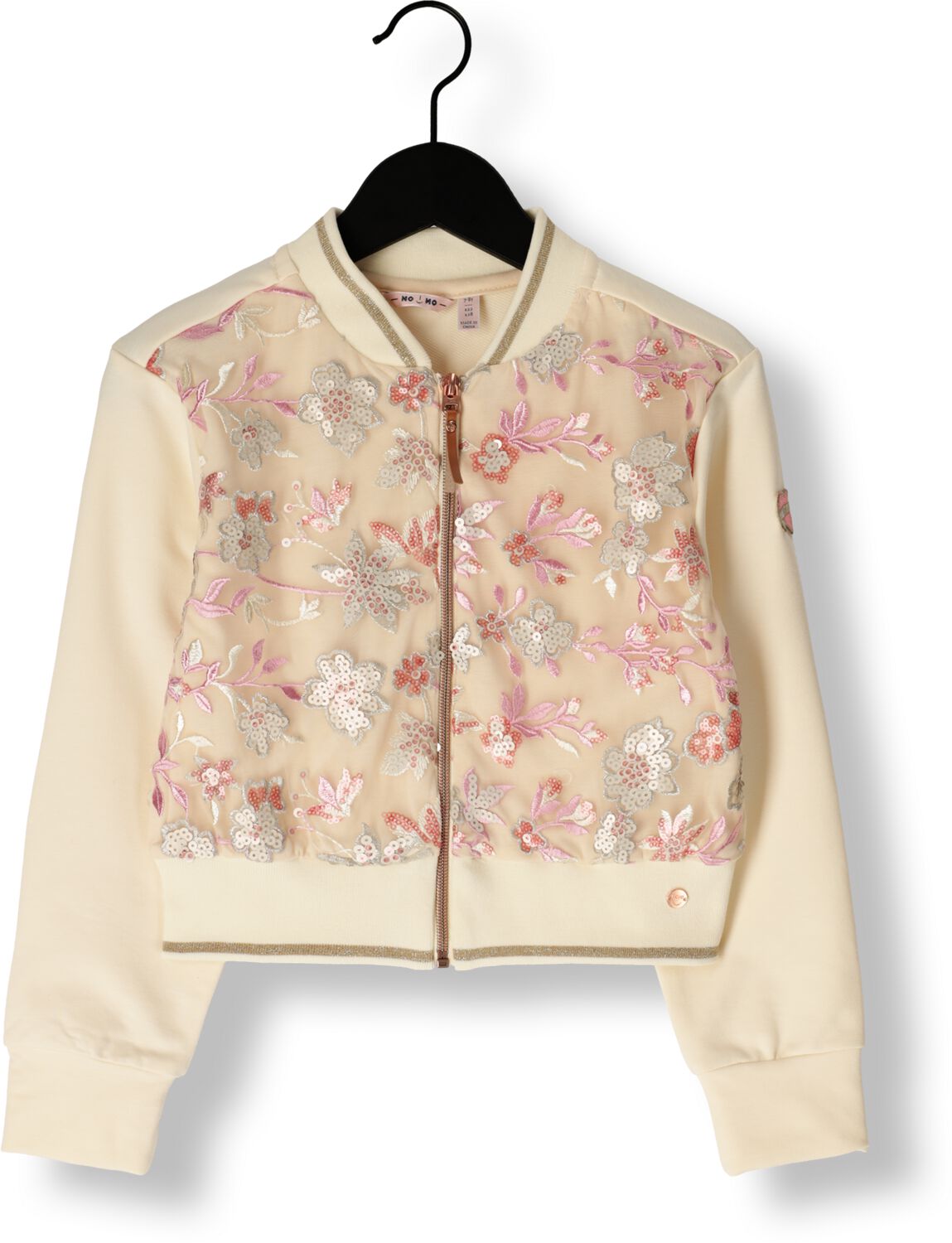 NONO Meisjes Truien & Vesten Dita Zip Up Cardigan Ecru