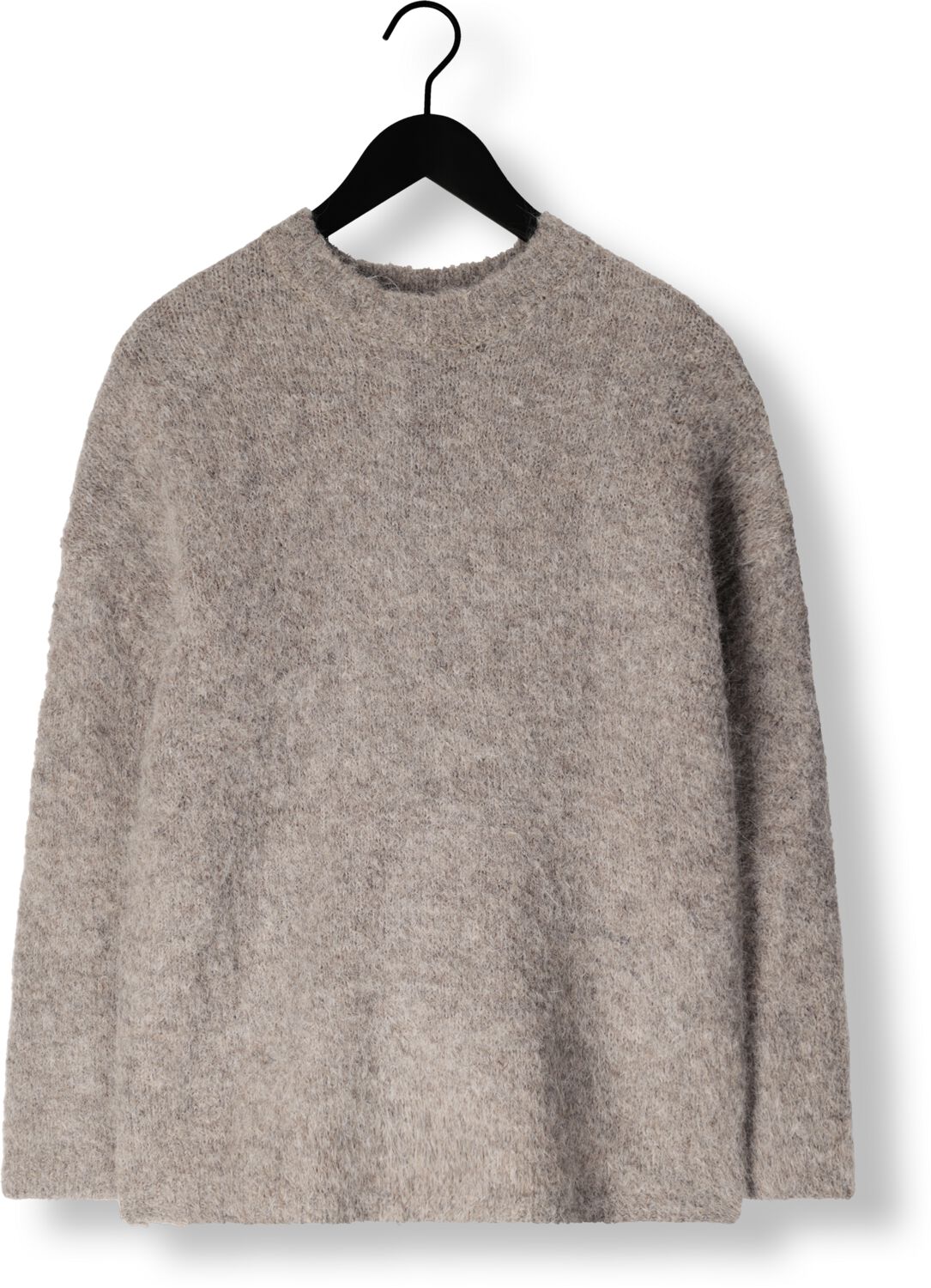 SELECTED FEMME Dames Truien & Vesten Slfgabella Ls Knit O-neck Camp Grijs