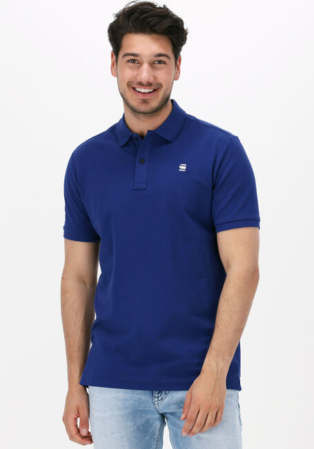 Blauwe G-STAR RAW Polo DUNDA SLIM POLO S/S - large