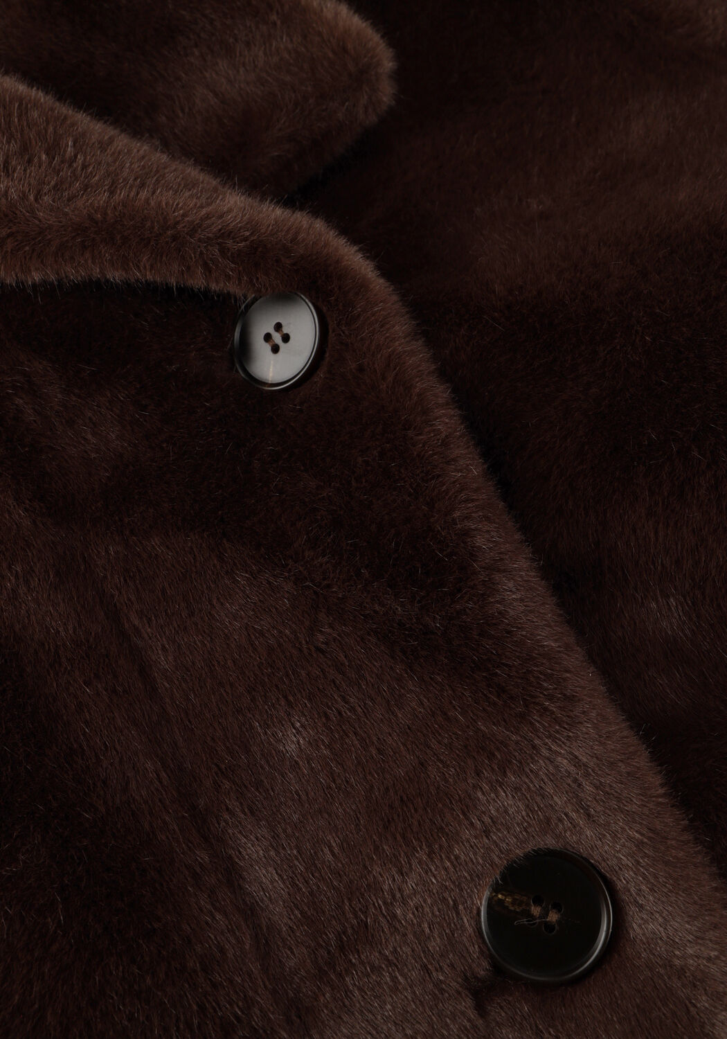 Bruine IBANA Faux fur jas CRISTEL - large