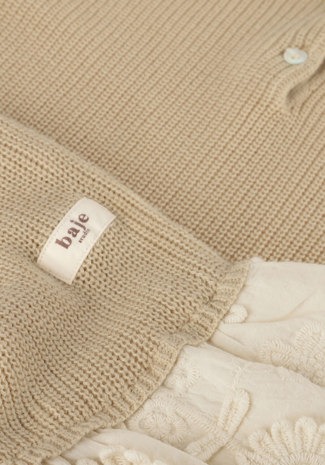 Zand BAJE STUDIO Midi jurk MESI - large