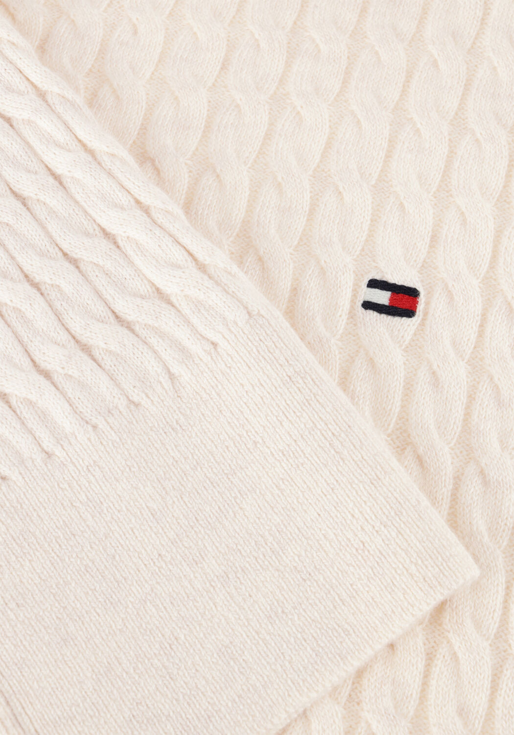 Gebroken wit TOMMY HILFIGER Trui CO CABLE FINE CG - large