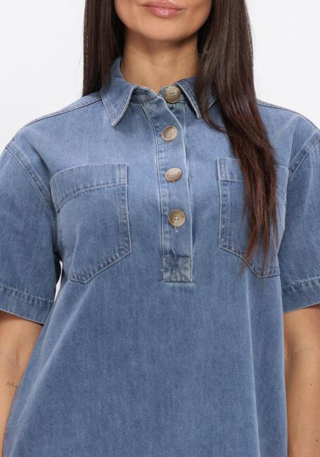 Blauwe NOTRE-V Mini jurk NV-HANNEBEL - large