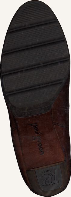 Cognac PAUL GREEN Enkellaarsjes 9683 Cognac PAUL GREEN Enkellaarsjes 9683 - large