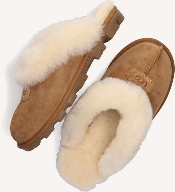 Cognac UGG Pantoffels W COQUETTE Cognac UGG Pantoffels W COQUETTE - large
