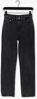 Zwarte COLOURFUL REBEL Straight leg jeans JONES MID RISE STRAIGHT LEG DENIM PANTS