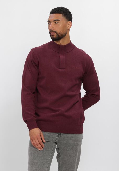 Bordeaux PURE PATH Trui LIGHT WEIGHT HIDDEN HALF-ZIP - large
