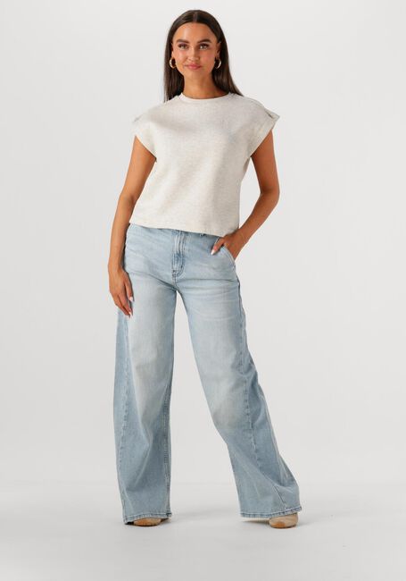 Grijze BY-BAR Tops & T-shirts MASON PLEATS TOP - large