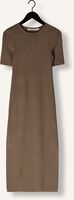 Taupe GESTUZ Midi jurk BRIELLE Taupe GESTUZ Midi jurk BRIELLE - medium