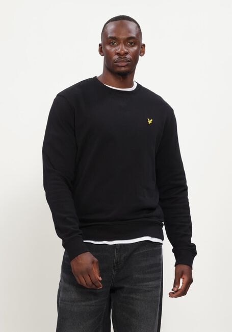 Zwarte LYLE & SCOTT Sweater CREW NECK SWEATSHIRT - large