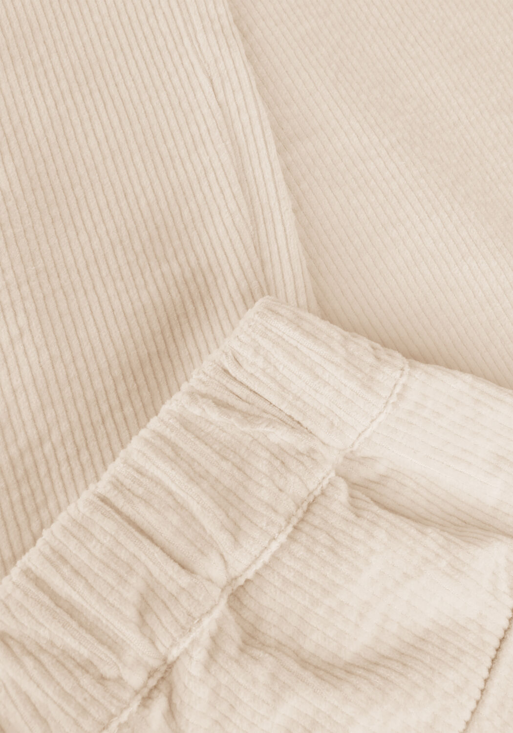 Gele CIRCLE OF TRUST Pantalon LOIS WIDE LEG RIB - large