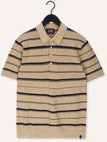 Beige SCOTCH & SODA Polo KNITTED STRIPE POLO Beige SCOTCH & SODA Polo KNITTED STRIPE POLO - medium