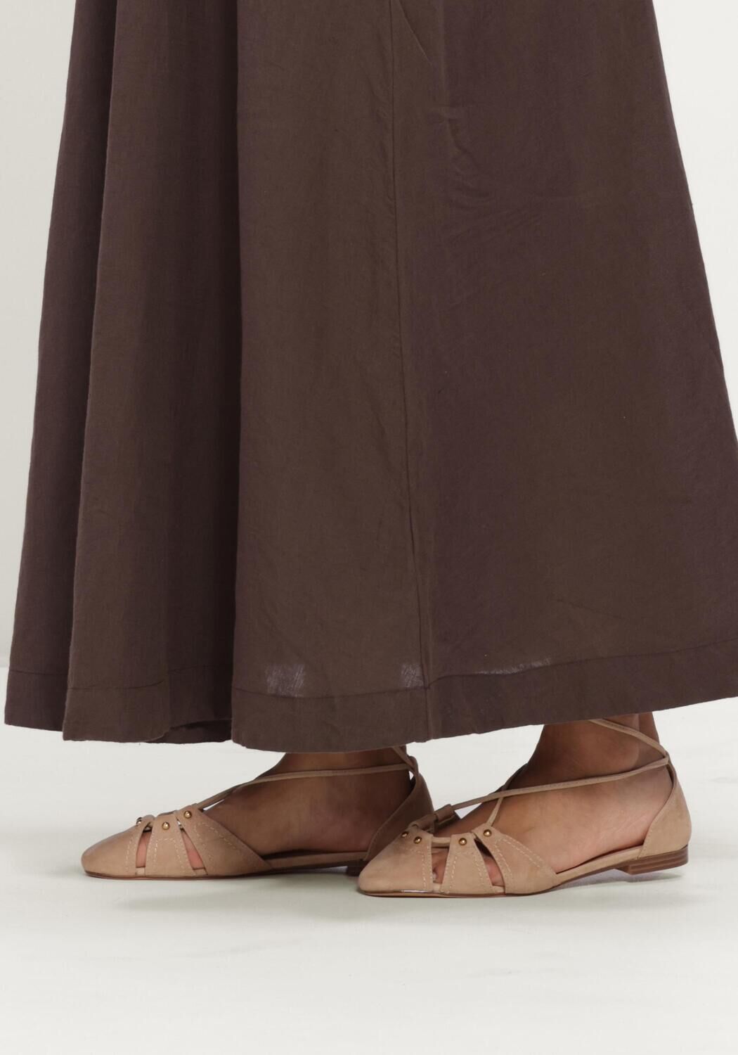 Beige TWINSET MILANO Ballerina's 261TGT132 - large