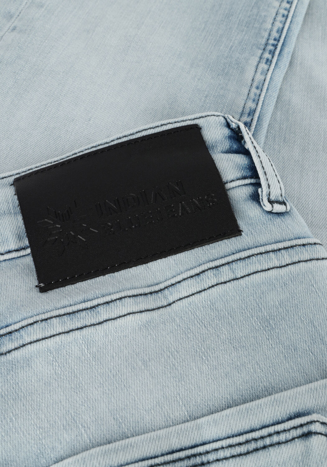 Lichtblauwe INDIAN BLUE JEANS Straight leg jeans MAX STRAIGHT FIT - large