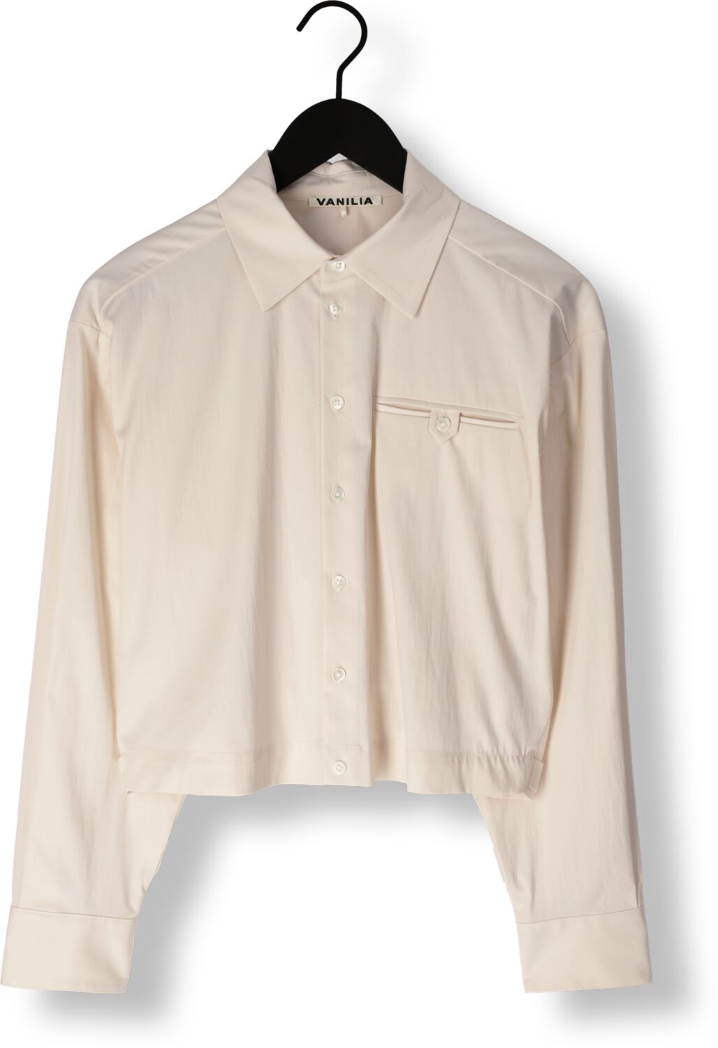 VANILIA Dames Blouses Boxy Adjustable Fit Beige