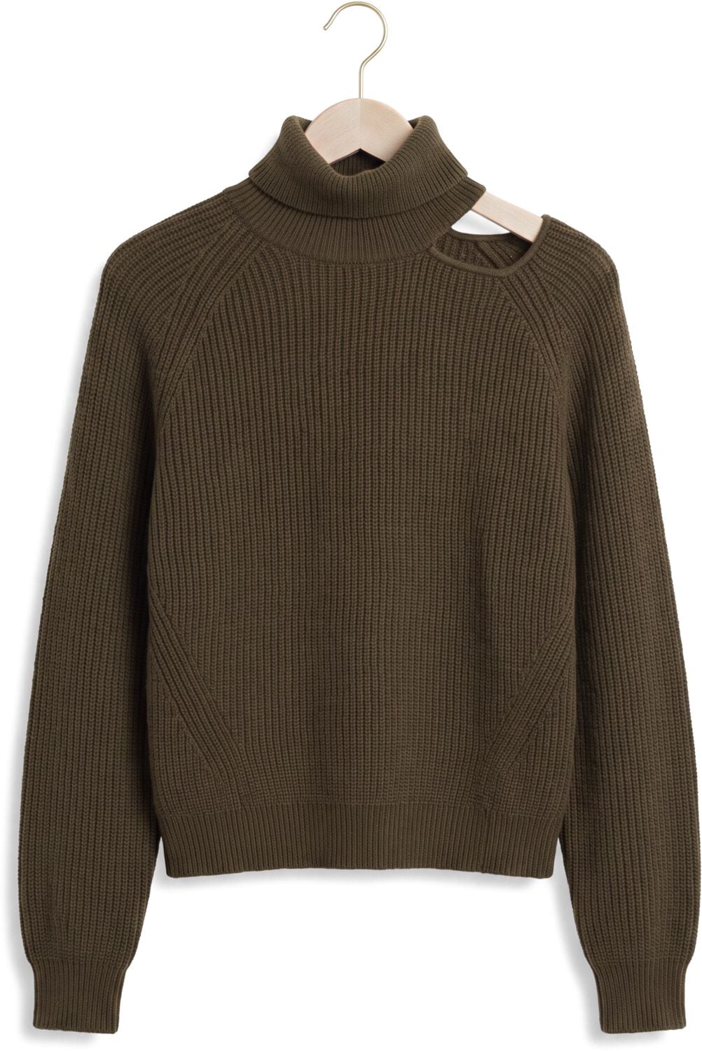 DANTE6 Dames Truien & Vesten Marenna Asymmetrical Sweater Donkergroen