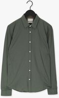 Groene CAST IRON Casual overhemd LONG SLEEVE SHIRT TWILL JERSEY
