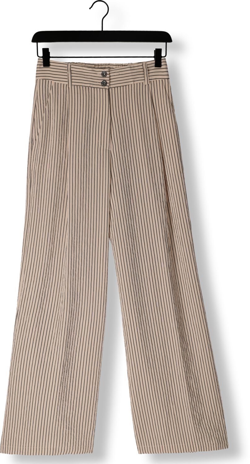 ACCESS Dames Broeken Pants With Stripes Zand