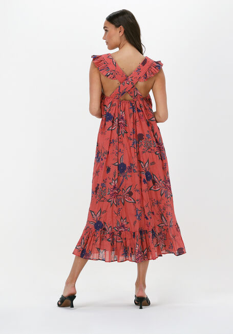 Rode IDANO Midi jurk PACOME - large