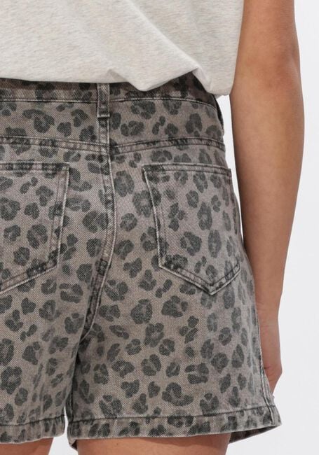 Ecru BY-BAR Shorts JUNE GREEN CHEETAH SHORT - large