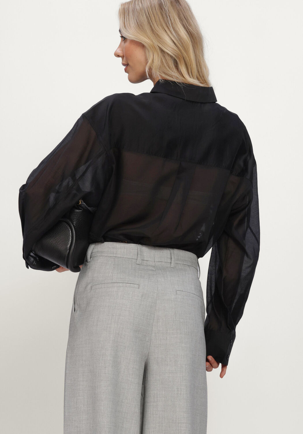 Zwarte COPENHAGEN MUSE Blouses CMDOLLY-SHIRT - large