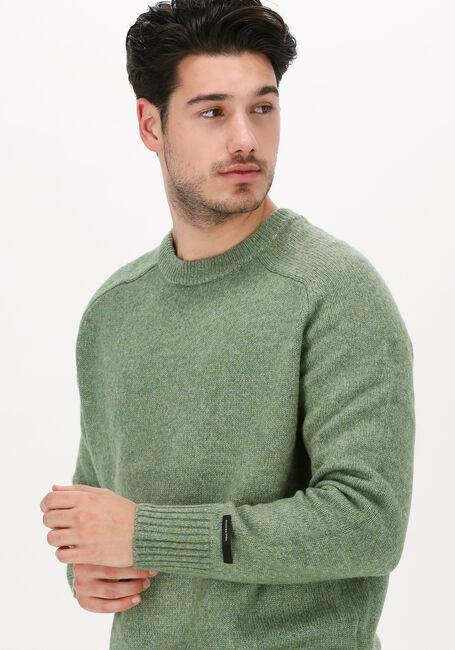 Groene SCOTCH & SODA Trui 164000 - RELAXED CREWNECK PULL - large