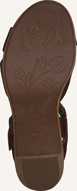 Cognac GABOR Platte sandalen 773.1 Cognac GABOR Platte sandalen 773.1 - large