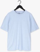 Lichtblauwe SELECTED HOMME T-shirt SLHLOOSEGILMAN220 SS O-NECK TE