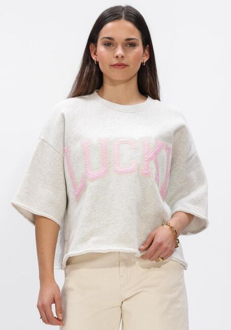 Grijze BY-BAR Sweater WILLOW LUCKY TOP - large