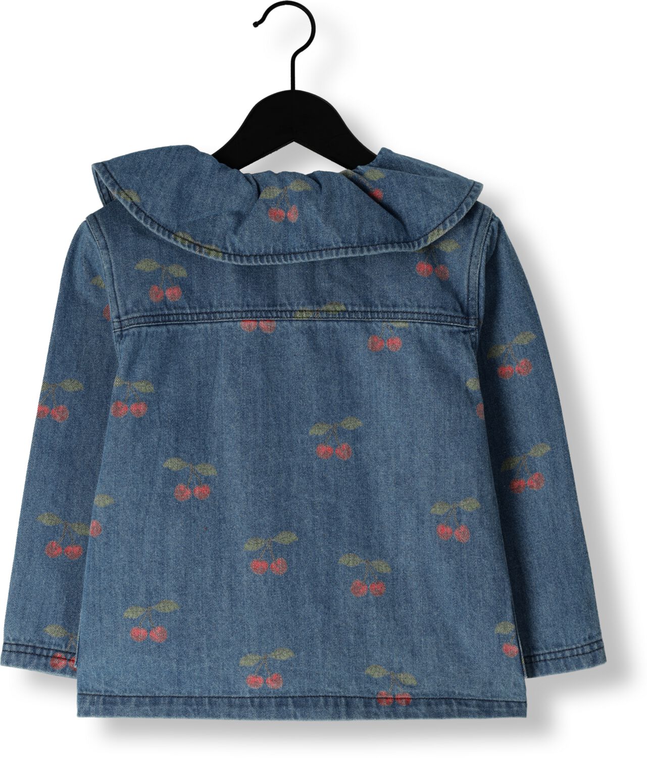 KONGES SLOJD Meisjes Blouses Magot Denim Shirt Gots Blauw