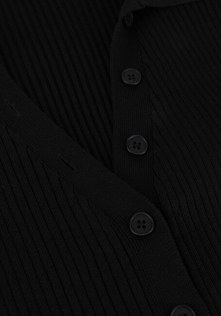 Zwarte COLOURFUL REBEL Tops & T-shirts NORI FINE KNIT CROPPED LONGSLEEVE POLO Zwarte COLOURFUL REBEL Tops & T-shirts NORI FINE KNIT CROPPED LONGSLEEVE POLO - large