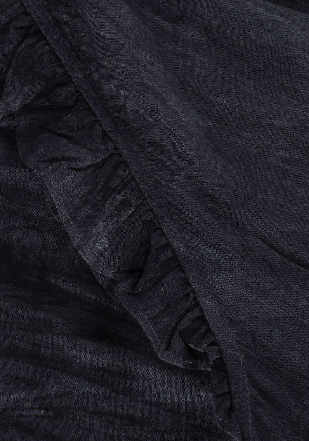 Donkergrijze CO'COUTURE Midi jurk COLDDYE S/S FLOOR DRESS - large