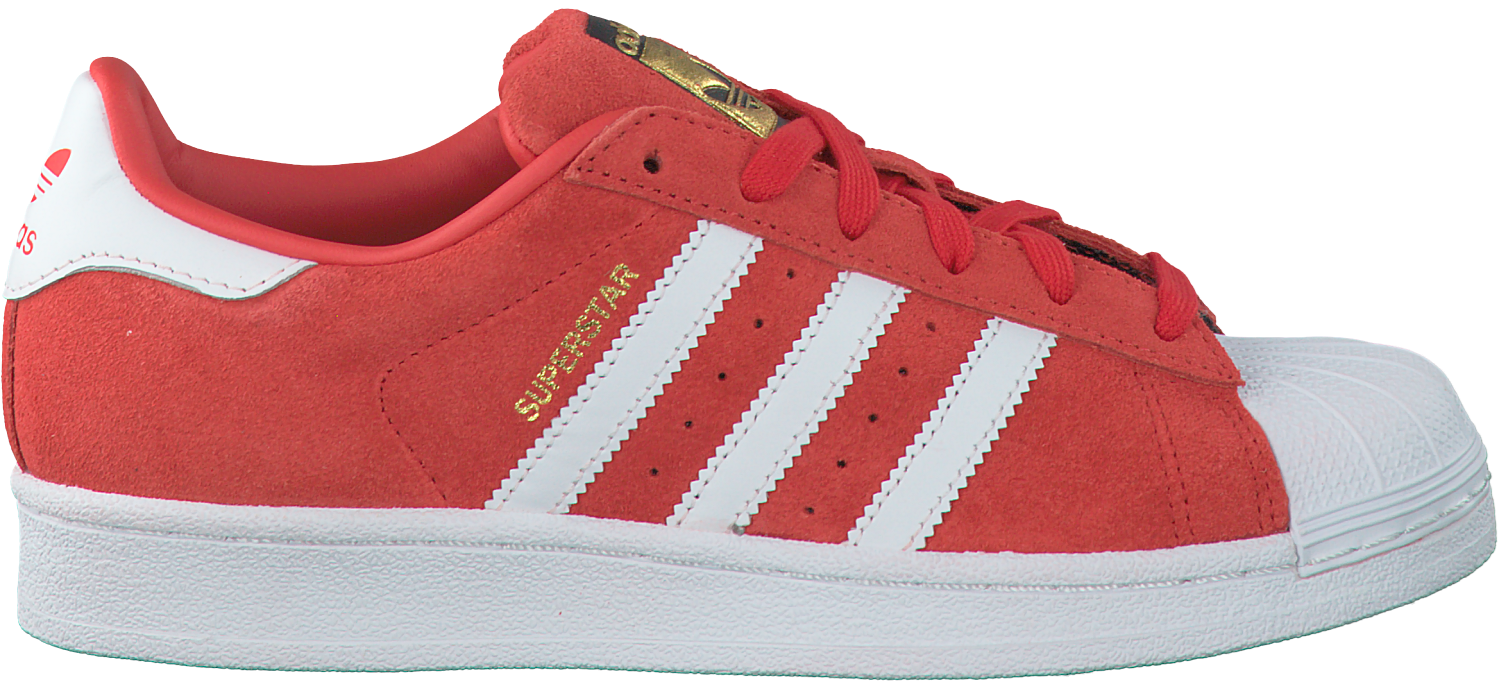 Rode ADIDAS Sneakers SUPERSTAR DAMES | Omoda Rode ADIDAS Sneakers SUPERSTAR DAMES | Omoda