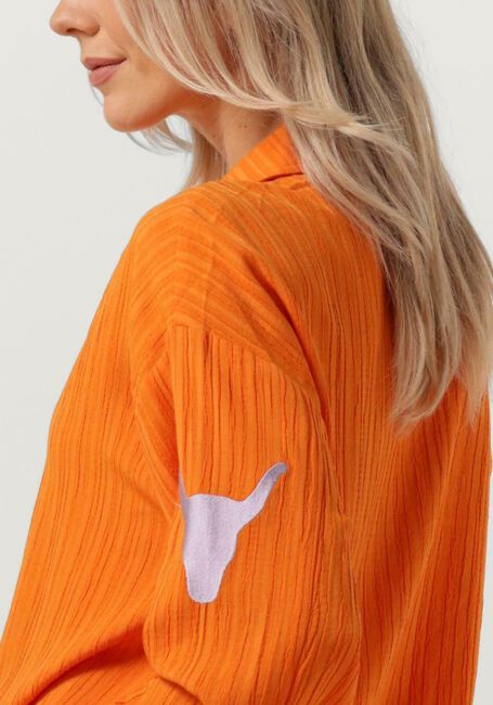 Oranje ALIX THE LABEL Blouses LADIES WOVEN KRINKLE BLOUSE - large