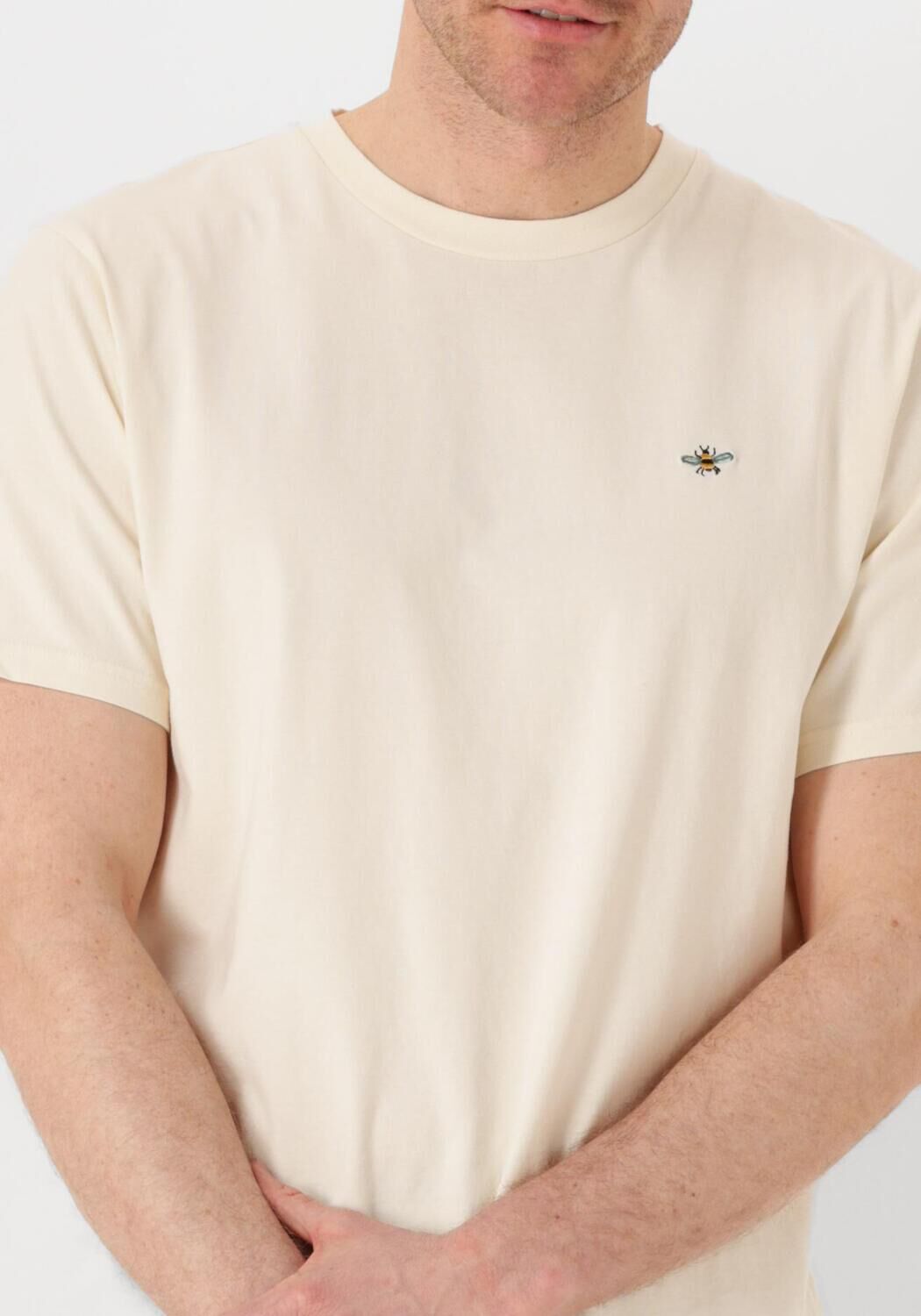 FORÉT Forét Heren Polo's & T-shirts Element T-shirt Ecru