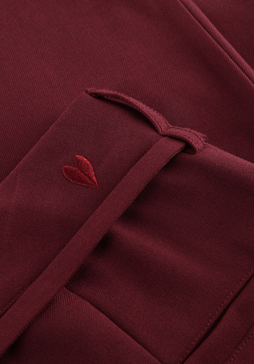 Bordeaux FABIENNE CHAPOT Wijde broek NELSAN TROUSERS - large