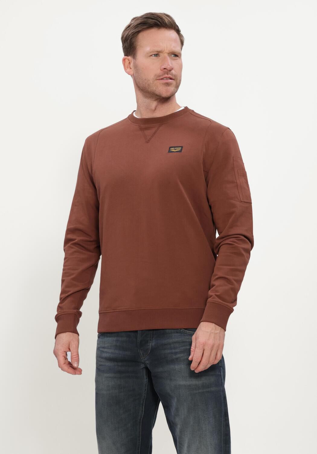 Bruine PME LEGEND Sweater CREWNECK AMERICAN CLASSIC