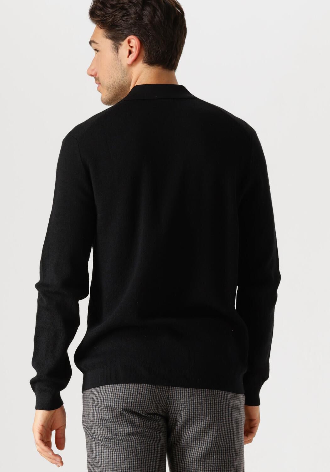 SELECTED HOMME Heren Truien & Vesten Lshtray Ls Knit Merino Butten Cardigan Zwart