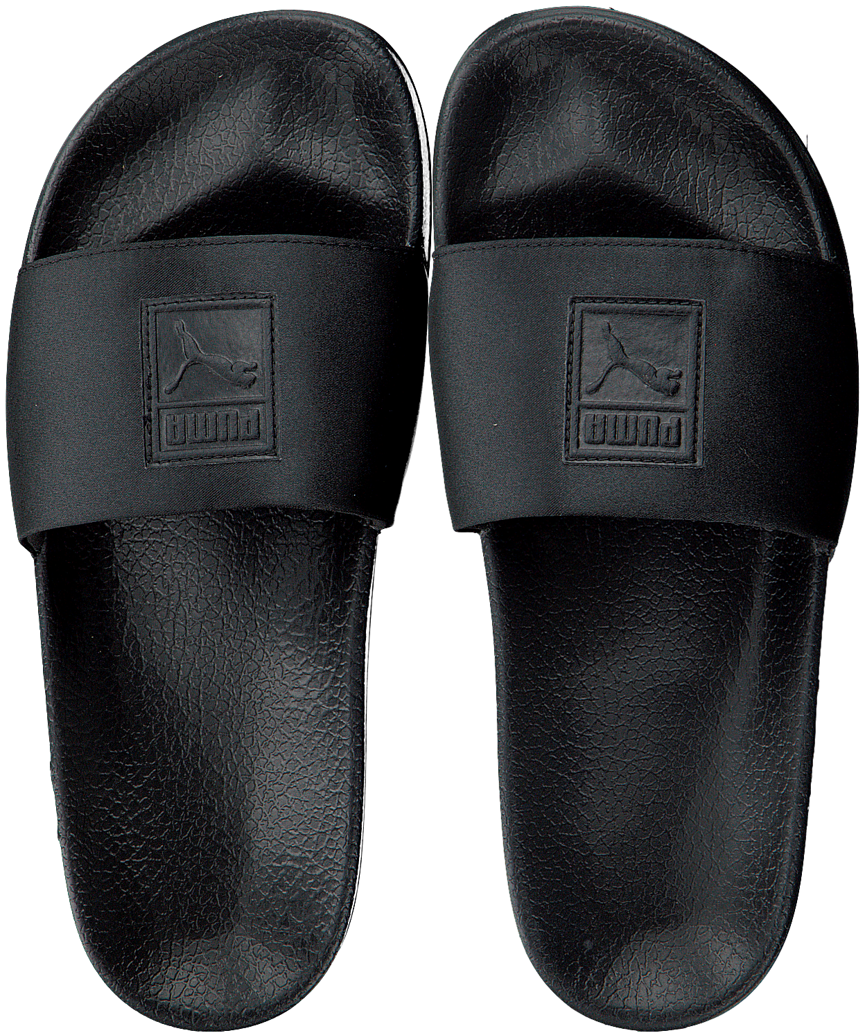Zwarte PUMA Slippers LEADCAT SATIN WMNS | Omoda