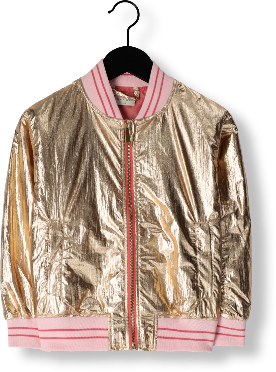 PETIT BLUSH Meisjes Jassen Metallic Jacket Goud