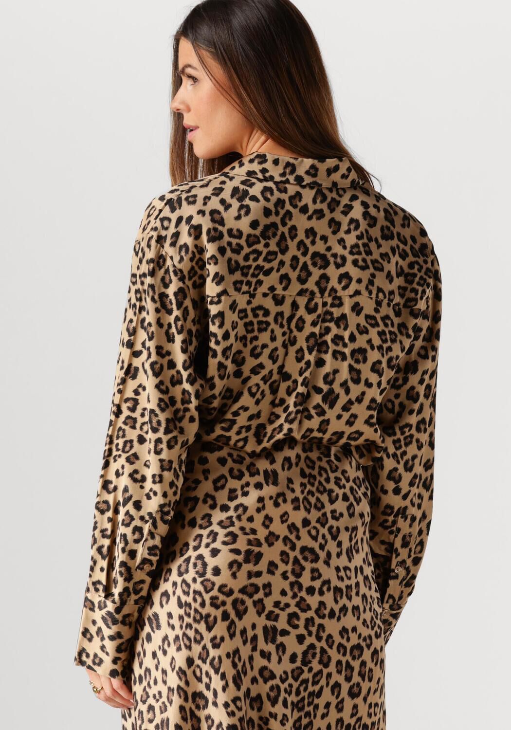 MSCH COPENHAGEN Dames Blouses Mschclarette Irida Shirt Aop Bruin
