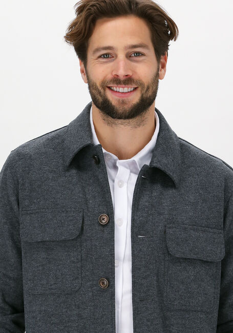 Grijze PROFUOMO Overshirt HERCKO - large