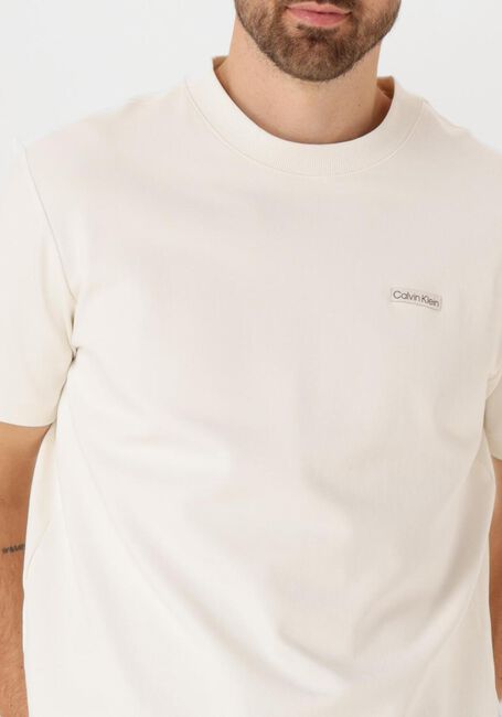 Creme CALVIN KLEIN T-shirt CALVIN KLEIN LABEL TEE - large