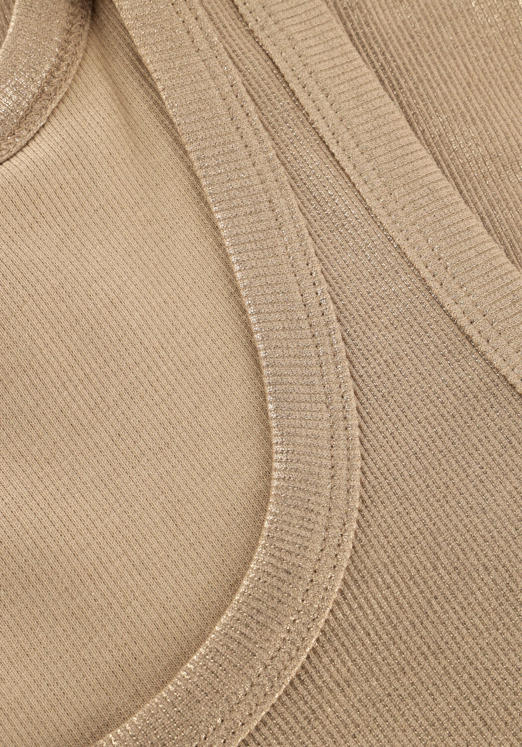Gouden SUMMUM Top RIB TANKTOP COTTON RIB - large