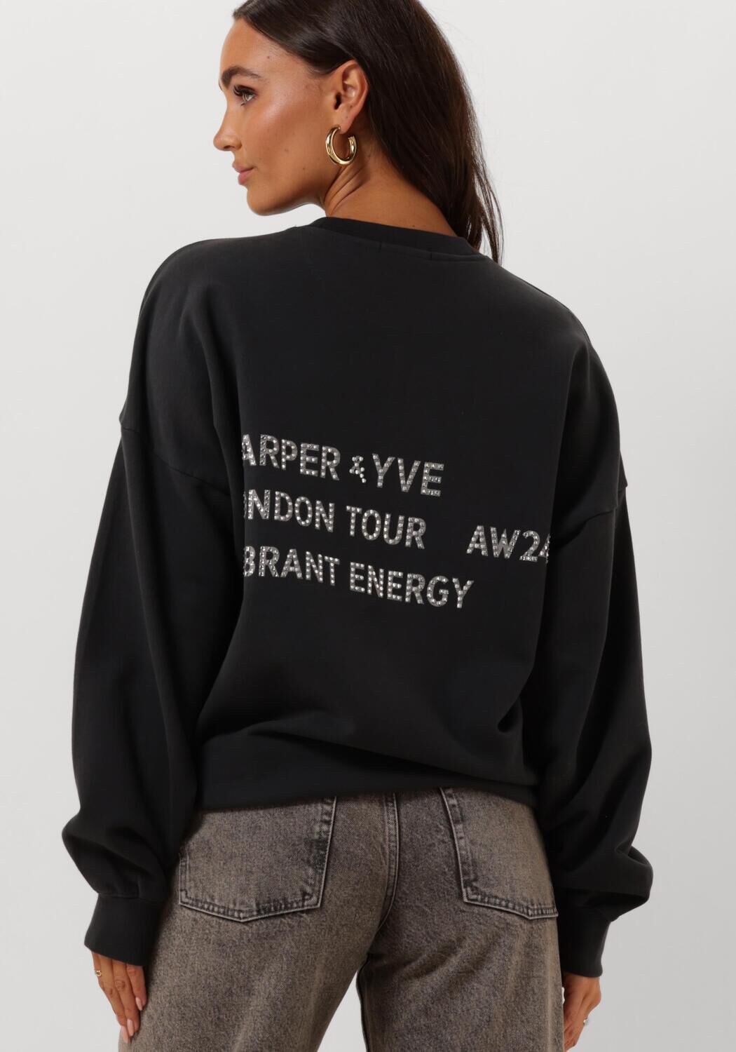 HARPER & YVE Dames Truien & Vesten Vibrantenergy-sw Antraciet