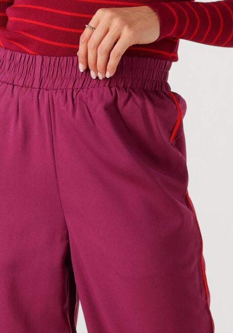 Paarse YDENCE Wijde broek PANTS ZIZI - large